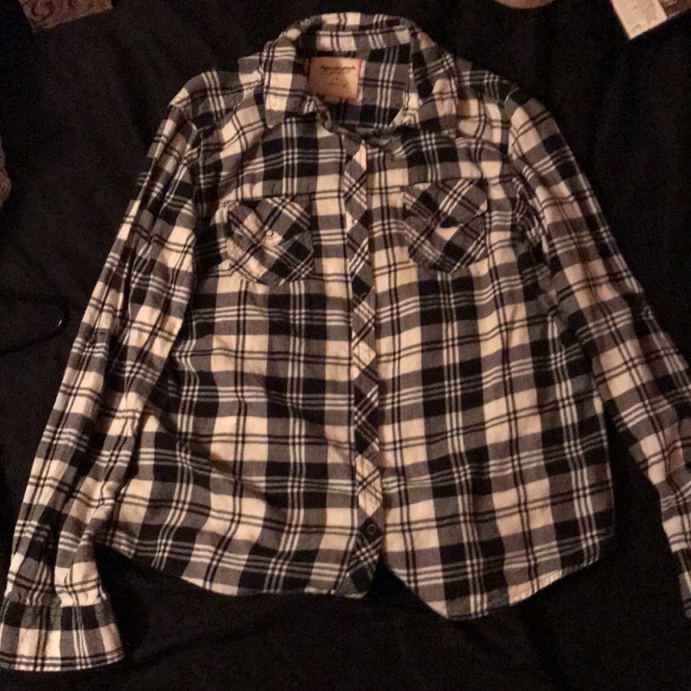 Black and white flannel